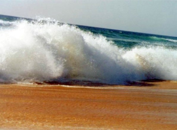 Wellen am Meer